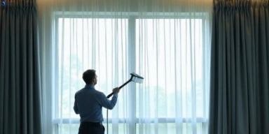 Commercial curtain stain removal service merlynston-vic hotels offices restaurants