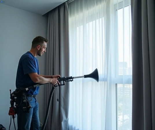 Professional curtain stain removal process equipment Matty Curtain Cleaning merlynston-vic